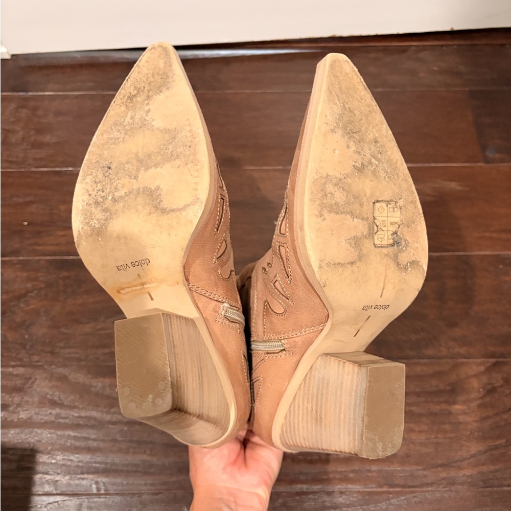 Dolce Vita Leather Western Boots - Picture 5 of 5